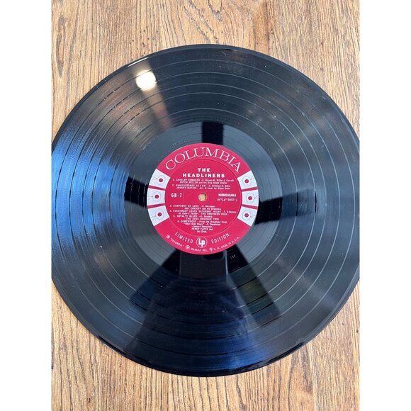 The Headliners Vinyl Record By Columbia Record Club Limited Edition LP 1955-1960 - Picture 4 of 4
